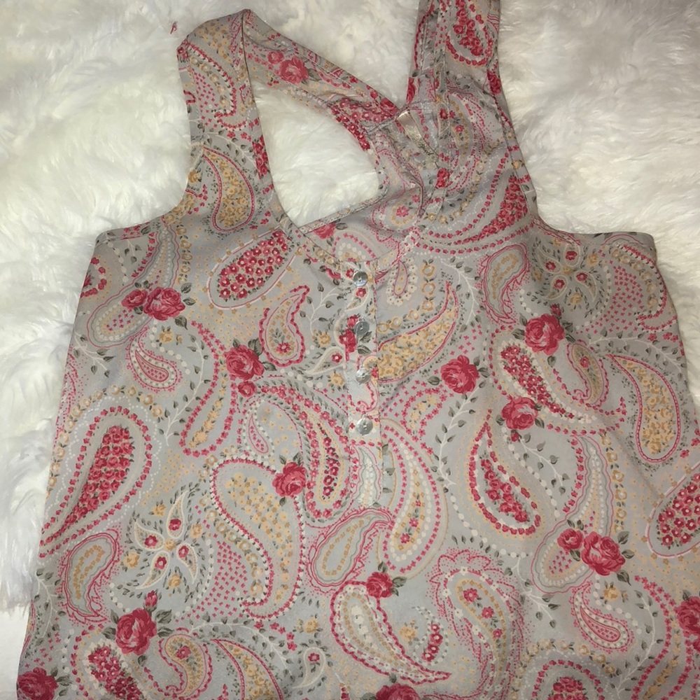 Floral tank top
